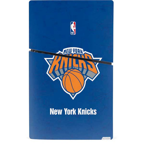 NBA New York Knicks Distressed PS5 Slim Digital Edition Console Skin